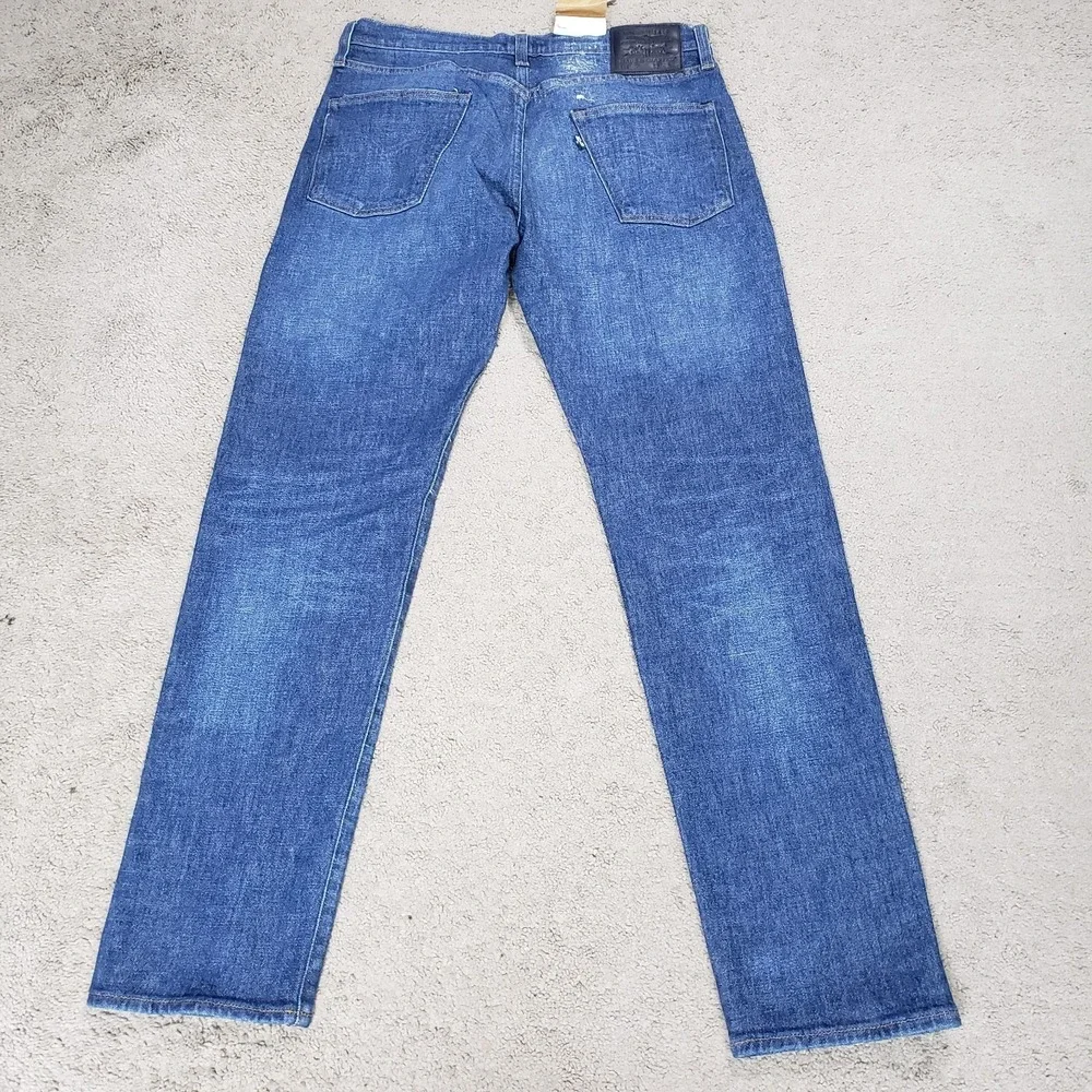 Levis Made And Crafted Big E Lot 502 Taper Selvedge Denim Jeans Size 32x32 w/Tag